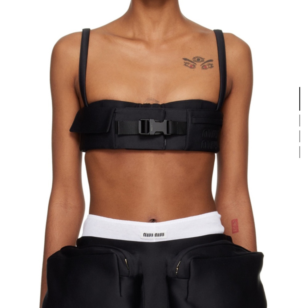 Miu Miu Black Tank Top